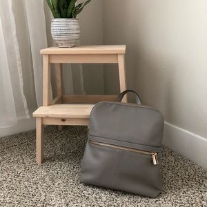 Heather Gray backpack purse